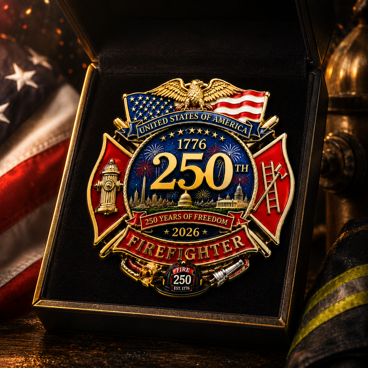 🔥2026 Hot Sale - 250th Anniversary Firefighter Badge
