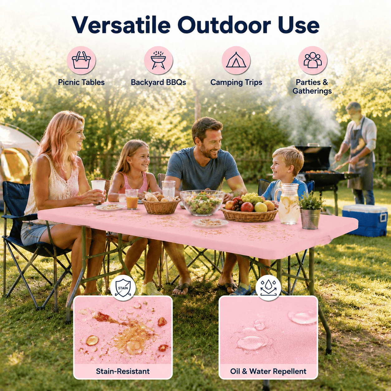 🛋️ Waterproof Stretchy Table Cover