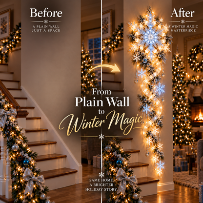 🔥Last Day 49% OFF🔥❄️ Giant Snowflake Blizzard Gofair™- Let the Snowstorm Glow Indoors