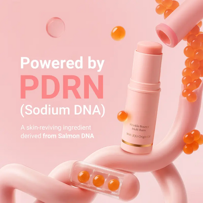 Wrinkle Bounce Balm ✨ Multi-Use Collagen Stick for Face, Lips & Neck 💖 Hydrating, Anti-Aging & Glow-Boosting 🌸