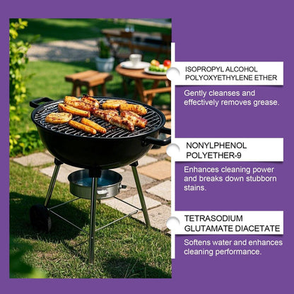 🔥HOT SALE 60% OFF🍖🧼Fast-Acting Heavy-Duty Grill Degreaser Spray✨