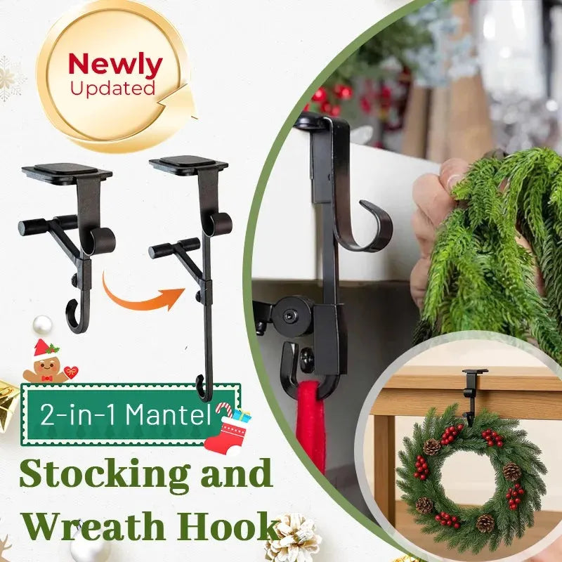 🎄Fireplace Stocking and Garland Hanger