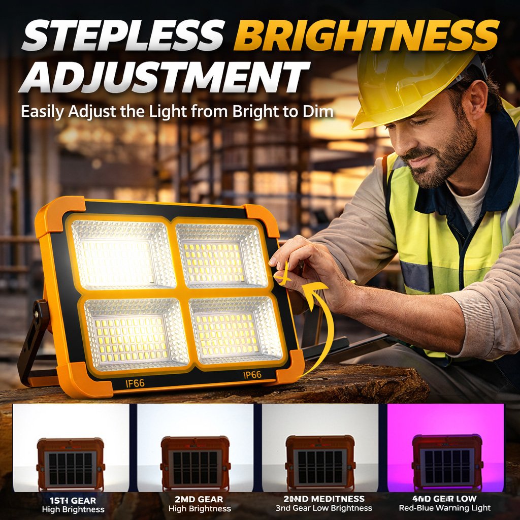 Versatile LED Solar Work Light