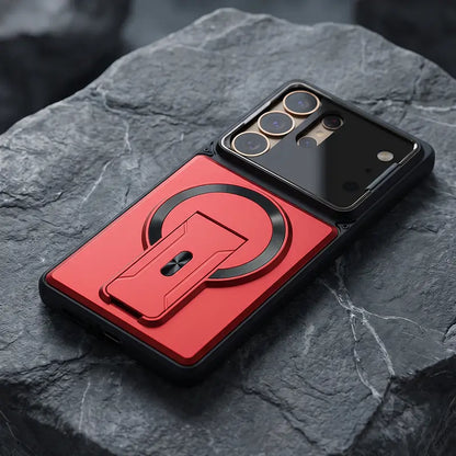 GOFAIR™ Magnetic Kickstand Phone Case for Samsung Galaxy S Series – Shockproof Slim Case with Camera Lens Protection & Hidden Stand