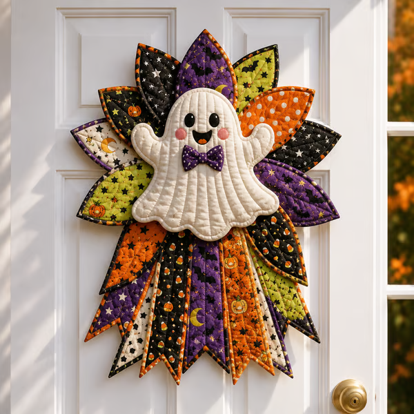 ⏳ Last Day 49% OFF – 🎃 Beginner-Friendly Oversized Halloween Character Quilted Door Hanger Sewing Kit | Complete Kit with All Tools & Step-by-Step Guide Included 💕
