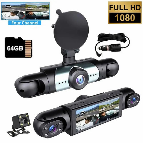 🔥Last Day 50% OFF🛡️4 Channel Car Dash Cam