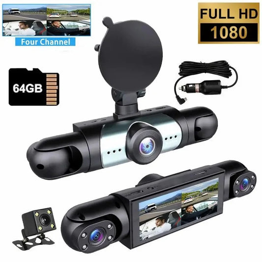🔥Last Day 50% OFF🛡️4 Channel Car Dash Cam