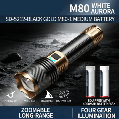 🔦 Rechargeable Outdoor Long-Range Ultra-Bright Laser Flashlight- Free Shipping