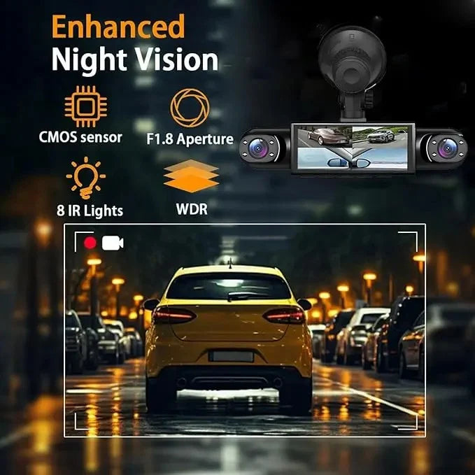 🔥Last Day 50% OFF🛡️4 Channel Car Dash Cam