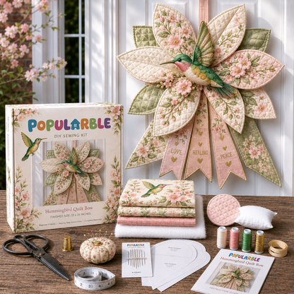 ✝️Last Day 50% OFF- Large Patchwork Bow Sewing Kit (Beginner-Friendly)