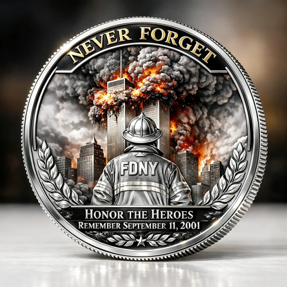 ❤️Last Day 50% OFF - 9/11 Never Forget – 25th Anniversary Commemorative Coin