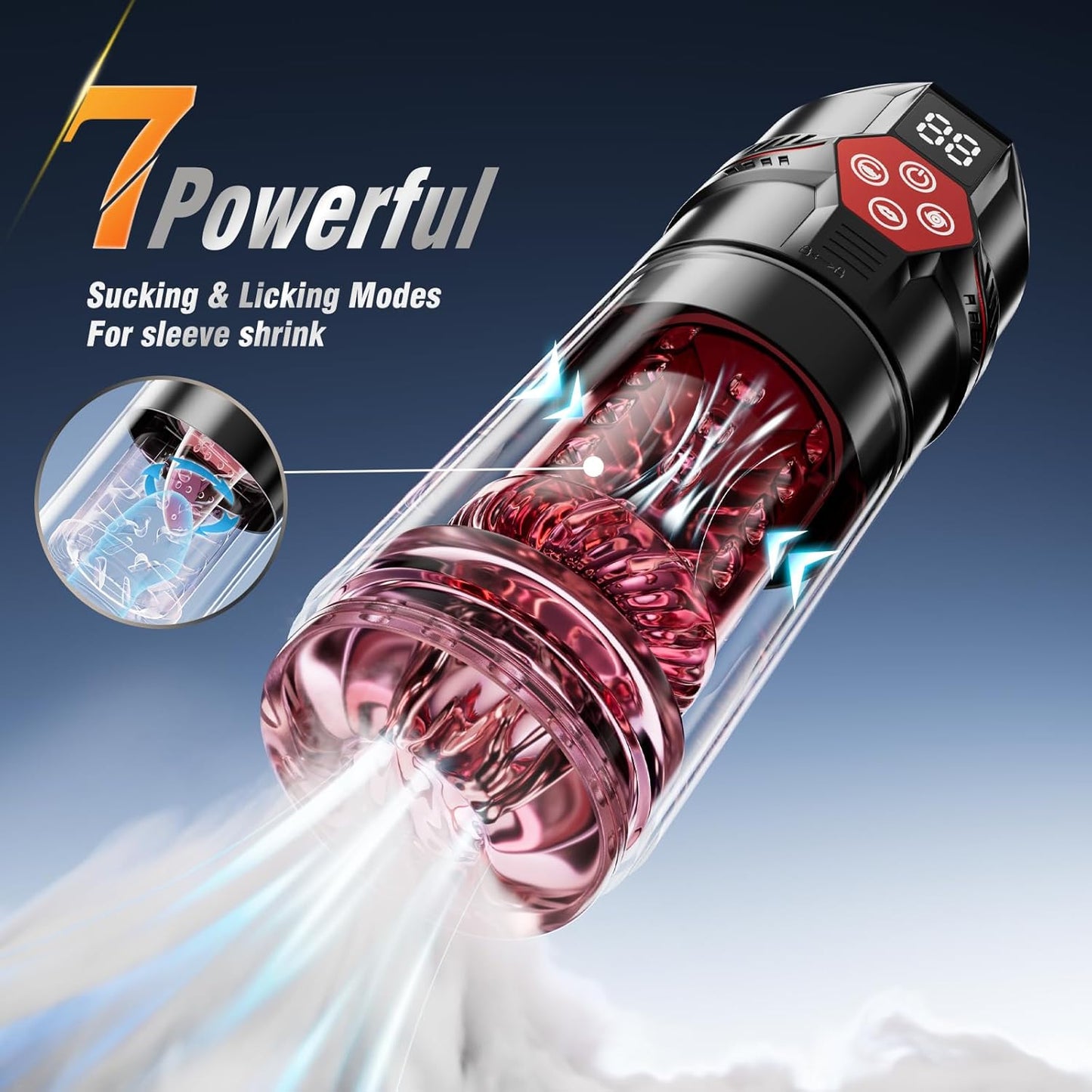 Automatic Male Masturbator with Thrusting & Vacuum Pump – 12 Modes Smart Sex Toy