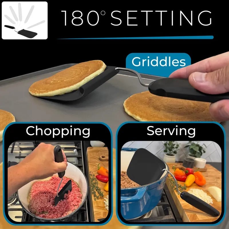 🔥Adjustable Angle PPSU Spatula -A must have kitchen gadget!🍳
