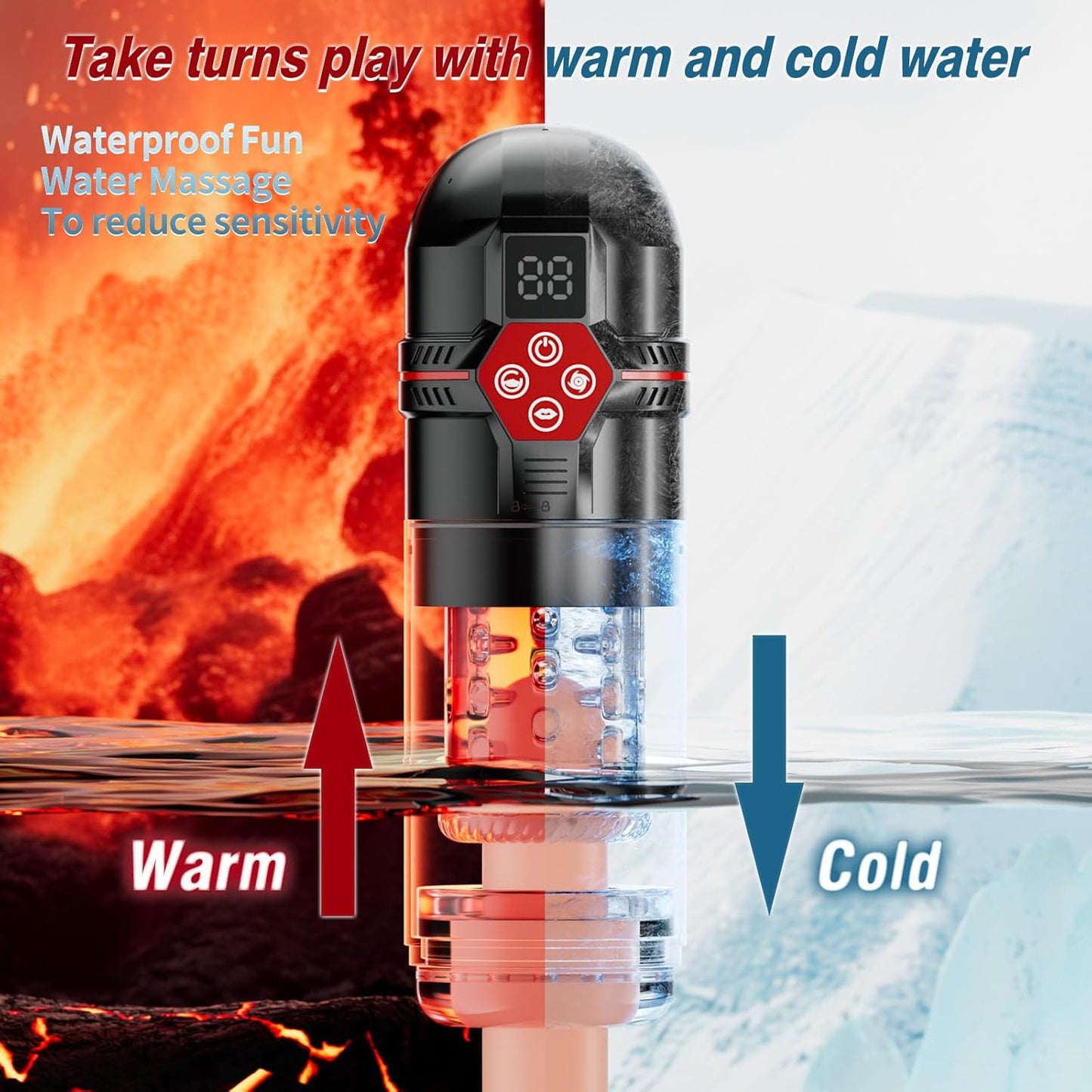 Automatic Male Masturbator with Thrusting & Vacuum Pump – 12 Modes Smart Sex Toy