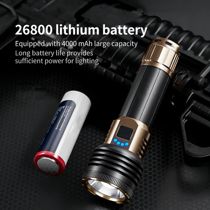 🔦 Rechargeable Outdoor Long-Range Ultra-Bright Laser Flashlight- Free Shipping