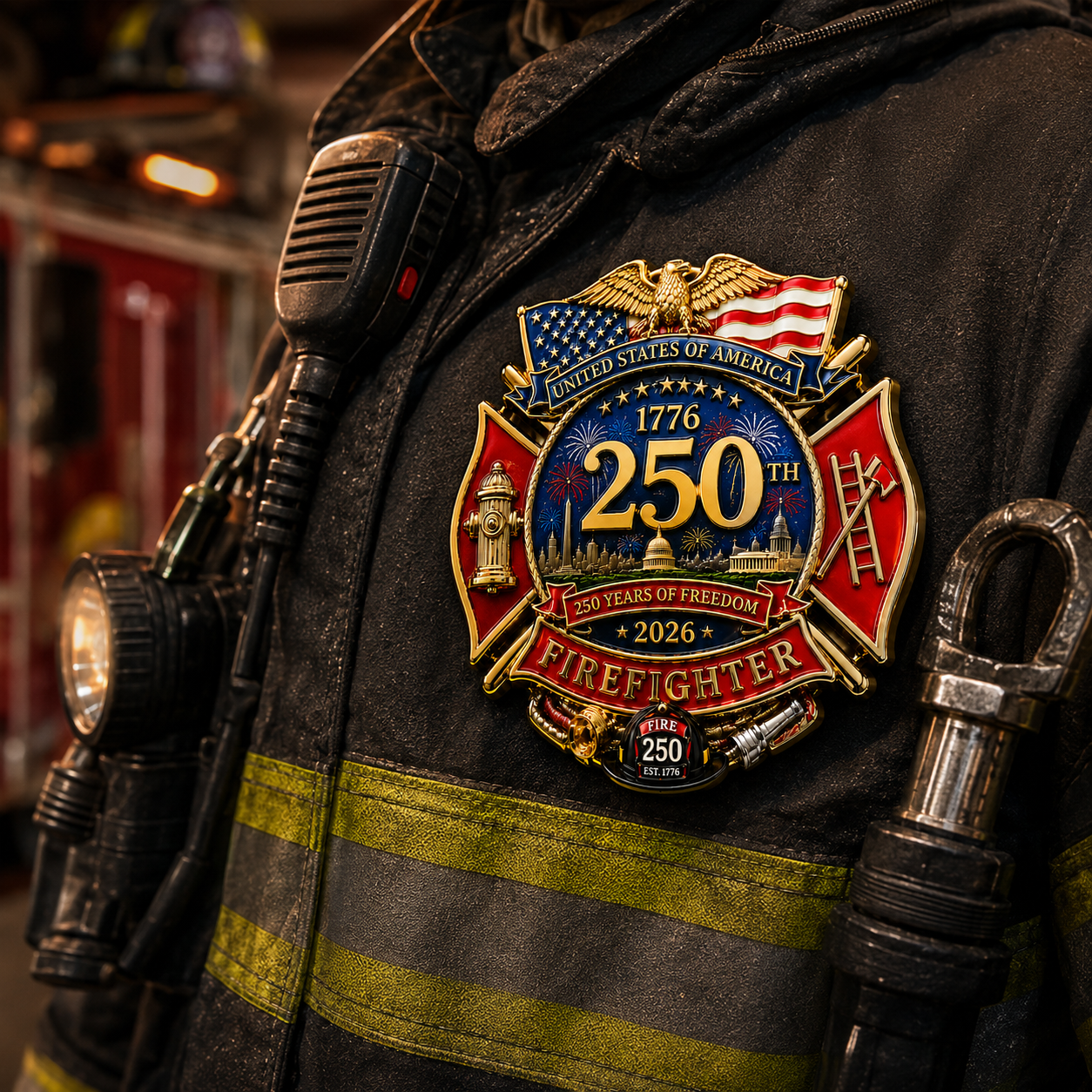 🔥2026 Hot Sale - 250th Anniversary Firefighter Badge