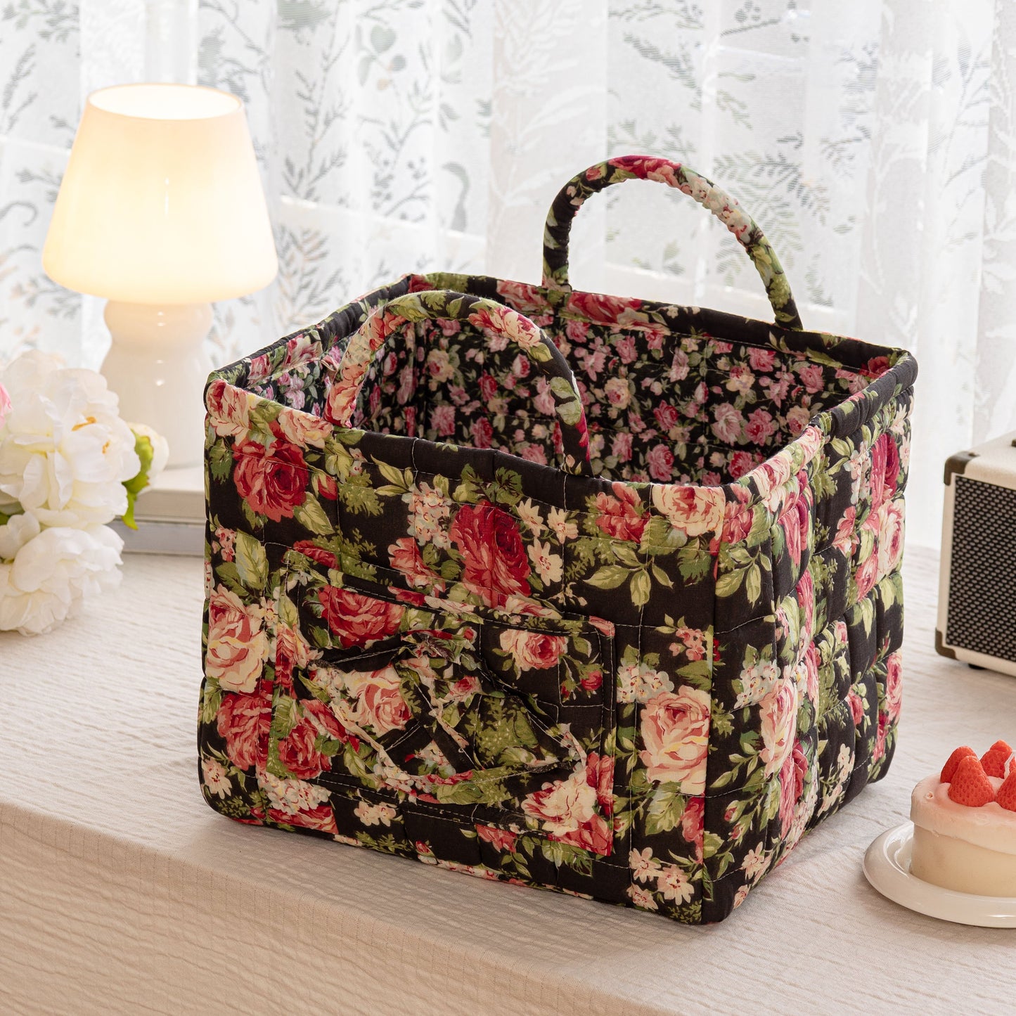 BUY 2 FREE SHIPPING🚗🧺Car storage basket with handle - foldable washable storage basket and multi-purpose fabric box