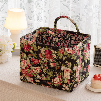BUY 2 FREE SHIPPING🚗🧺Car storage basket with handle - foldable washable storage basket and multi-purpose fabric box