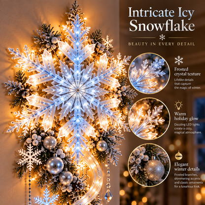 🔥Last Day 49% OFF🔥❄️ Giant Snowflake Blizzard Gofair™- Let the Snowstorm Glow Indoors