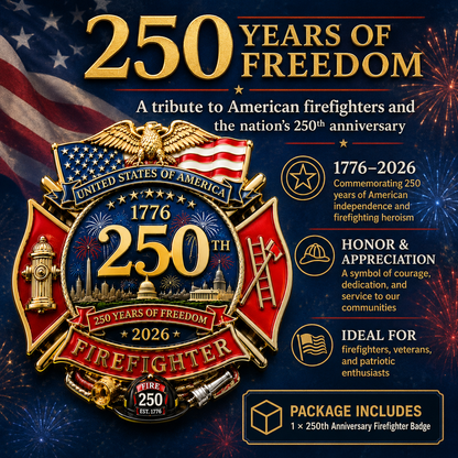 🔥2026 Hot Sale - 250th Anniversary Firefighter Badge