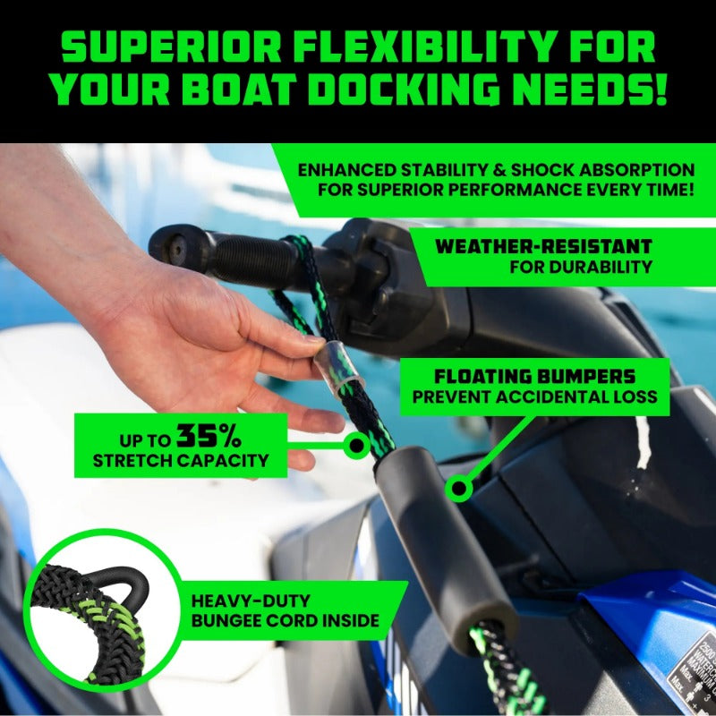 Shock Absorbing Bungee Dock Line