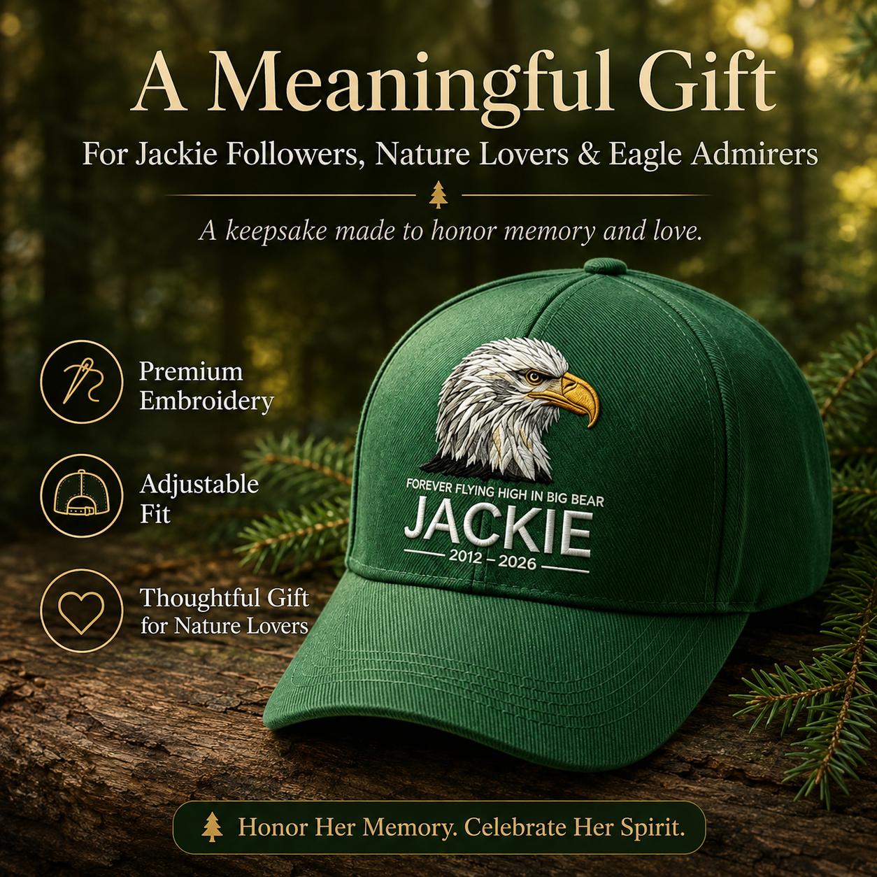 Unisex Fly Free Jackie Printed Hat