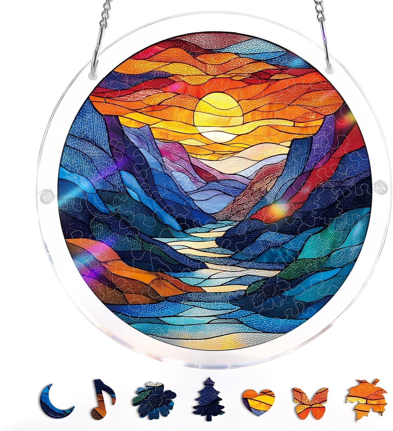 Mother’s Day 49% OFF - DIY Acrylic Jigsaw Puzzle Suncatcher—Buy 2 get free shipping