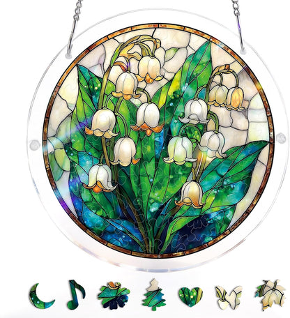 Mother’s Day 49% OFF - DIY Acrylic Jigsaw Puzzle Suncatcher—Buy 2 get free shipping