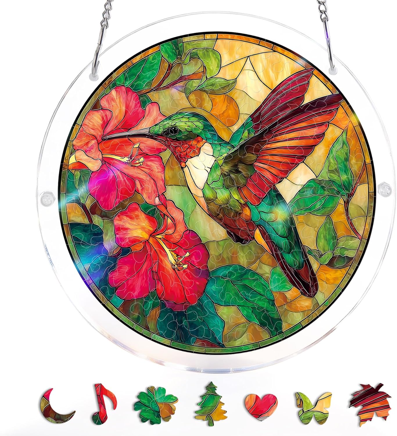 Mother’s Day 49% OFF - DIY Acrylic Jigsaw Puzzle Suncatcher—Buy 2 get free shipping