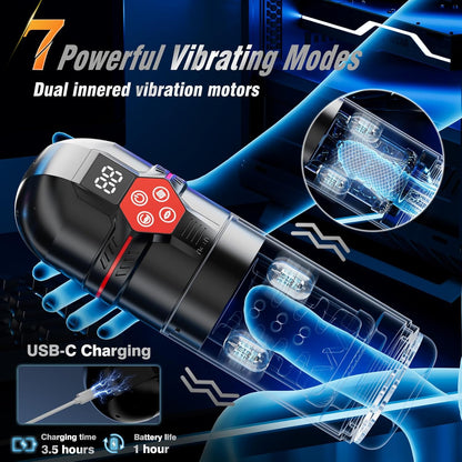Automatic Male Masturbator with Thrusting & Vacuum Pump – 12 Modes Smart Sex Toy