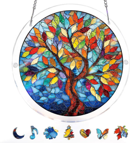 Mother’s Day 49% OFF - DIY Acrylic Jigsaw Puzzle Suncatcher—Buy 2 get free shipping