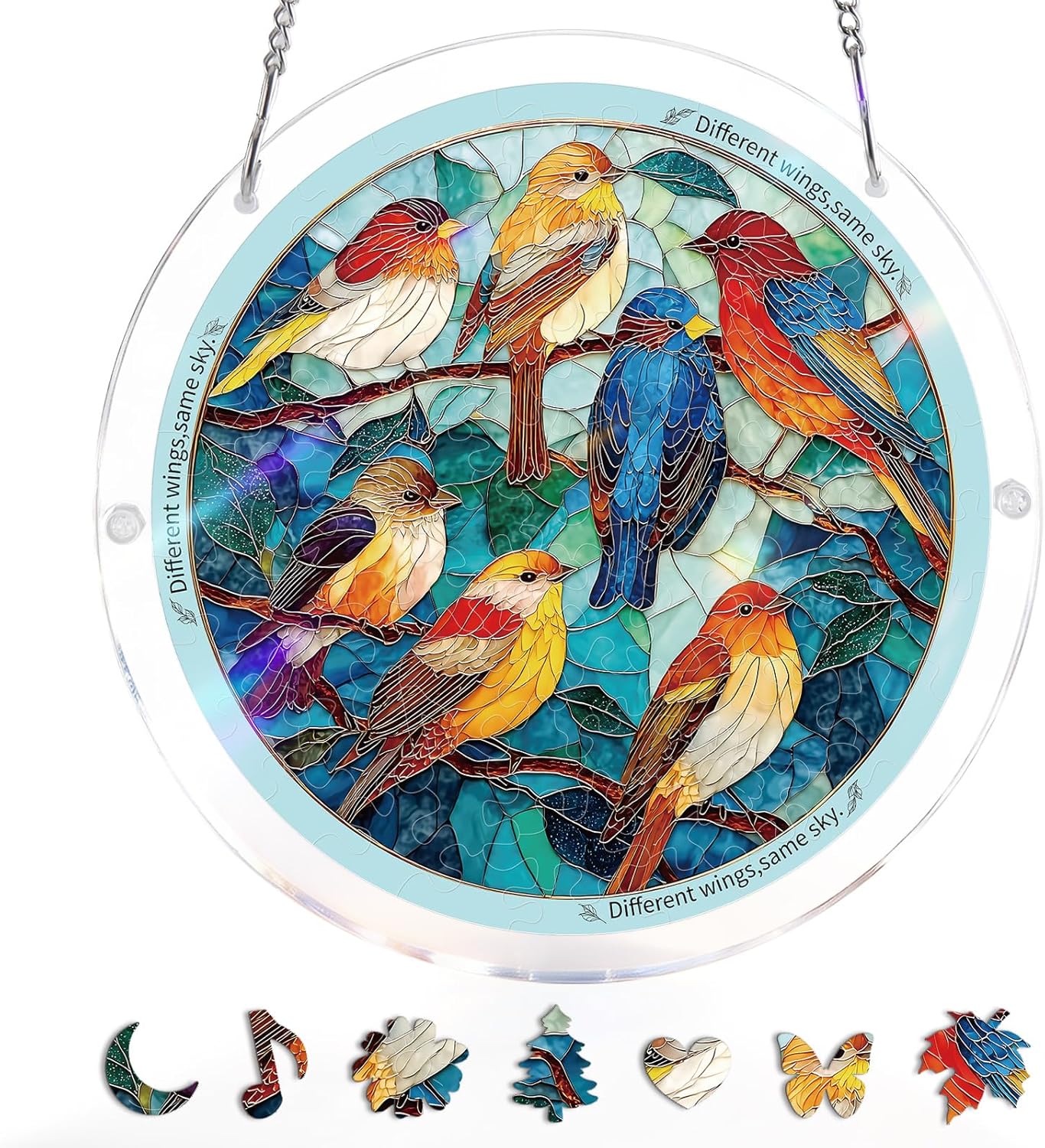 Mother’s Day 49% OFF - DIY Acrylic Jigsaw Puzzle Suncatcher—Buy 2 get free shipping