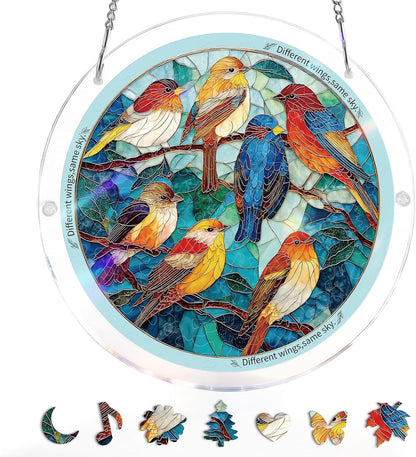 Mother’s Day 49% OFF - DIY Acrylic Jigsaw Puzzle Suncatcher—Buy 2 get free shipping