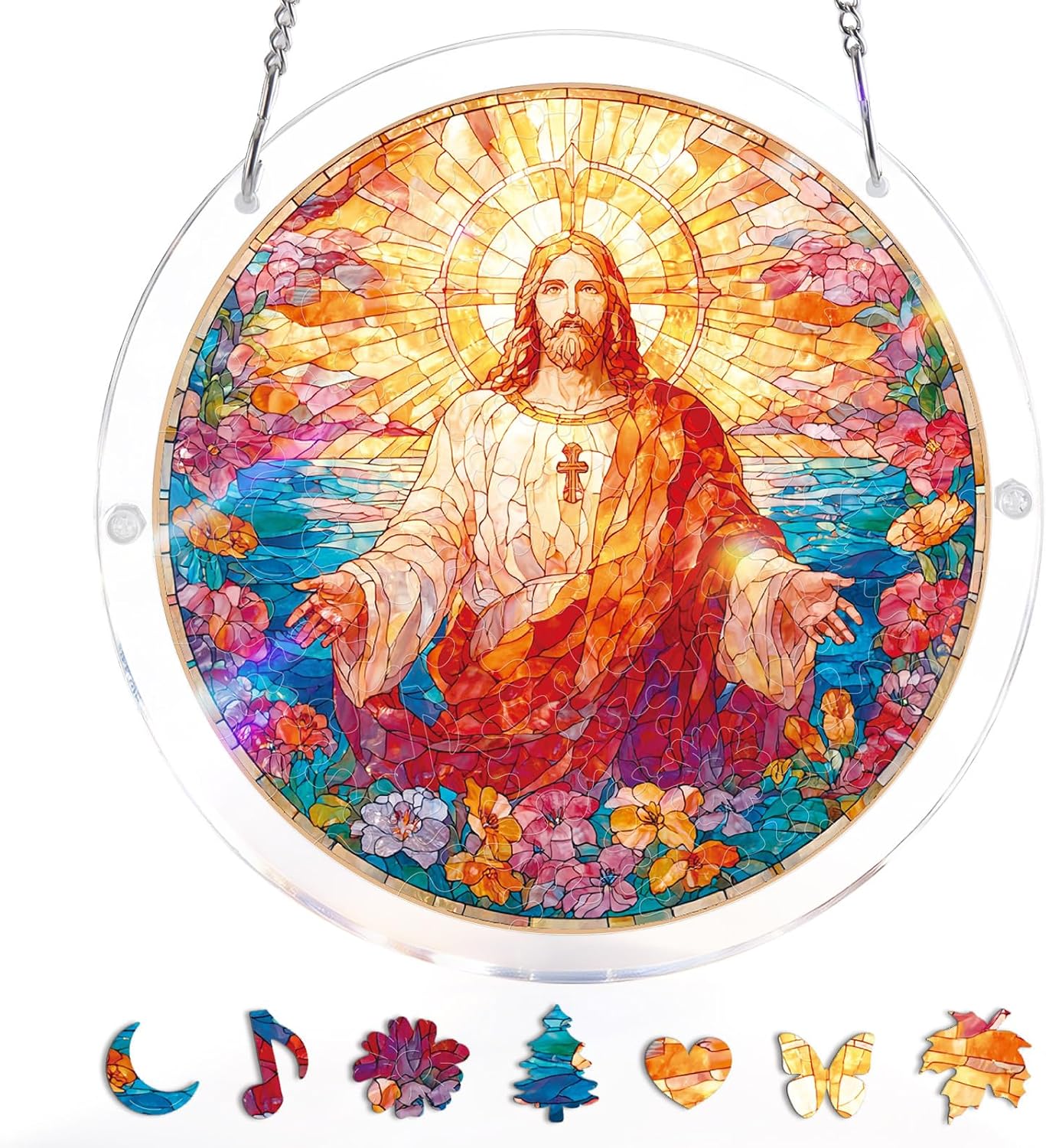 Mother’s Day 49% OFF - DIY Acrylic Jigsaw Puzzle Suncatcher—Buy 2 get free shipping