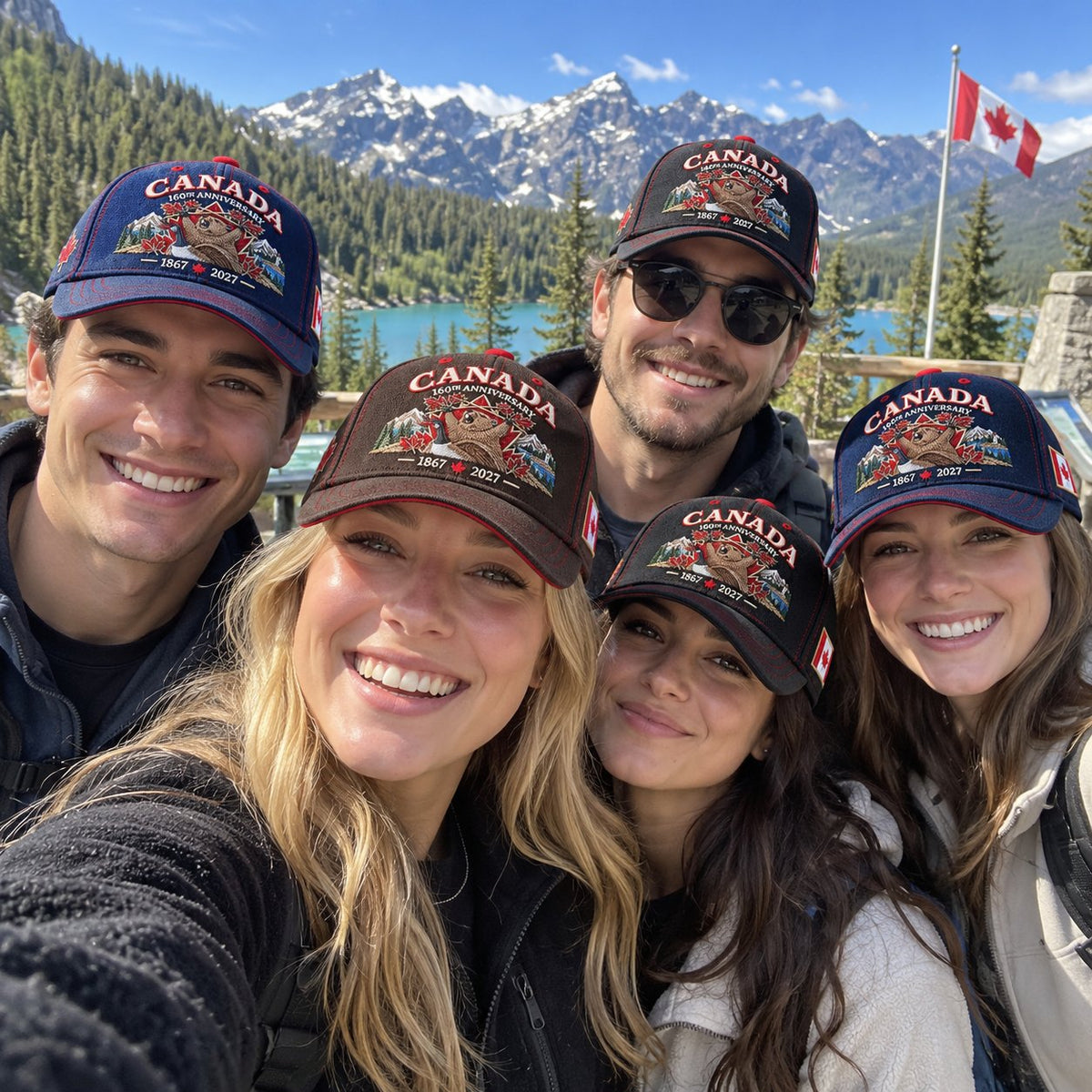 🍁 Canada 160th Anniversary 1867–2027 – Premium Embroidered Heritage Cap ✨ 100% Cotton • Detailed Embroidery • Comfortable Fit