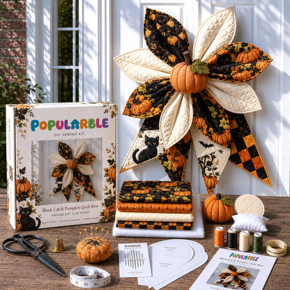 ✝️Last Day 50% OFF- Large Patchwork Bow Sewing Kit (Beginner-Friendly)