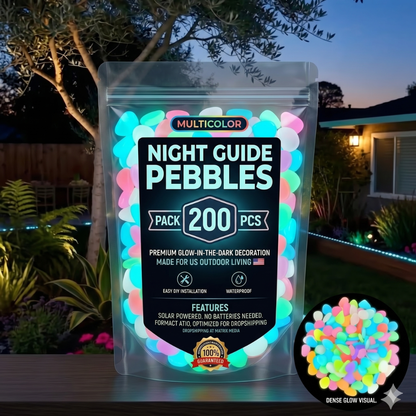LAST DAY SALE 50%OFF💥🌈Colorful Glow-in-the-Dark Garden Stones