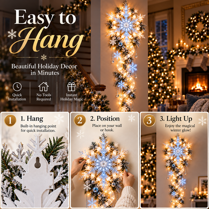 🔥Last Day 49% OFF🔥❄️ Giant Snowflake Blizzard Gofair™- Let the Snowstorm Glow Indoors