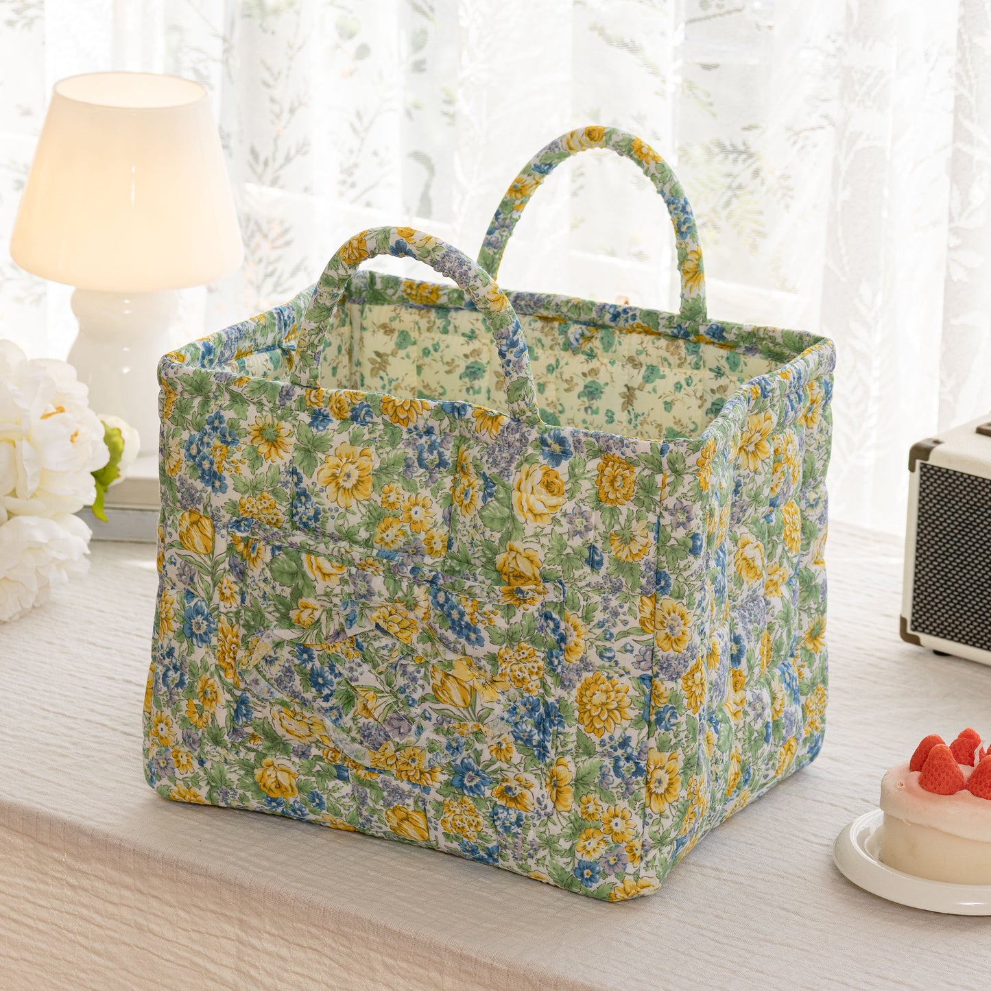 BUY 2 FREE SHIPPING🚗🧺Car storage basket with handle - foldable washable storage basket and multi-purpose fabric box