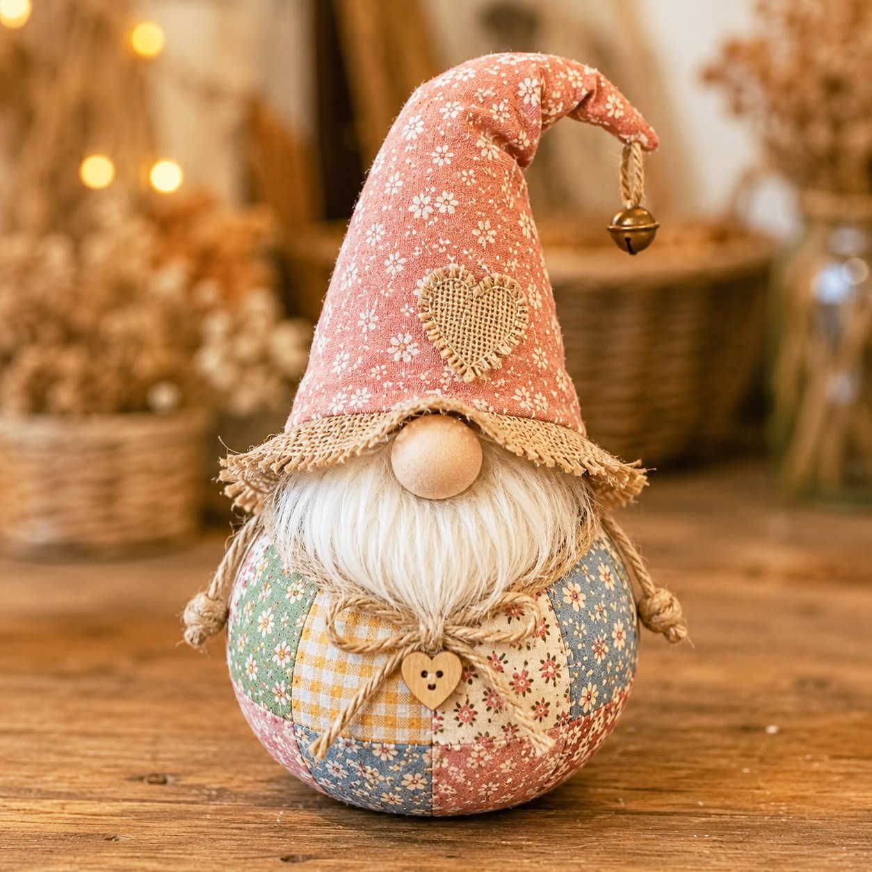 🔥Last Day 49% OFF - 🎄🎅Patchwork Fabric Doll DIY Kit | ✨Create a Cozy Handmade Character for Every Season!