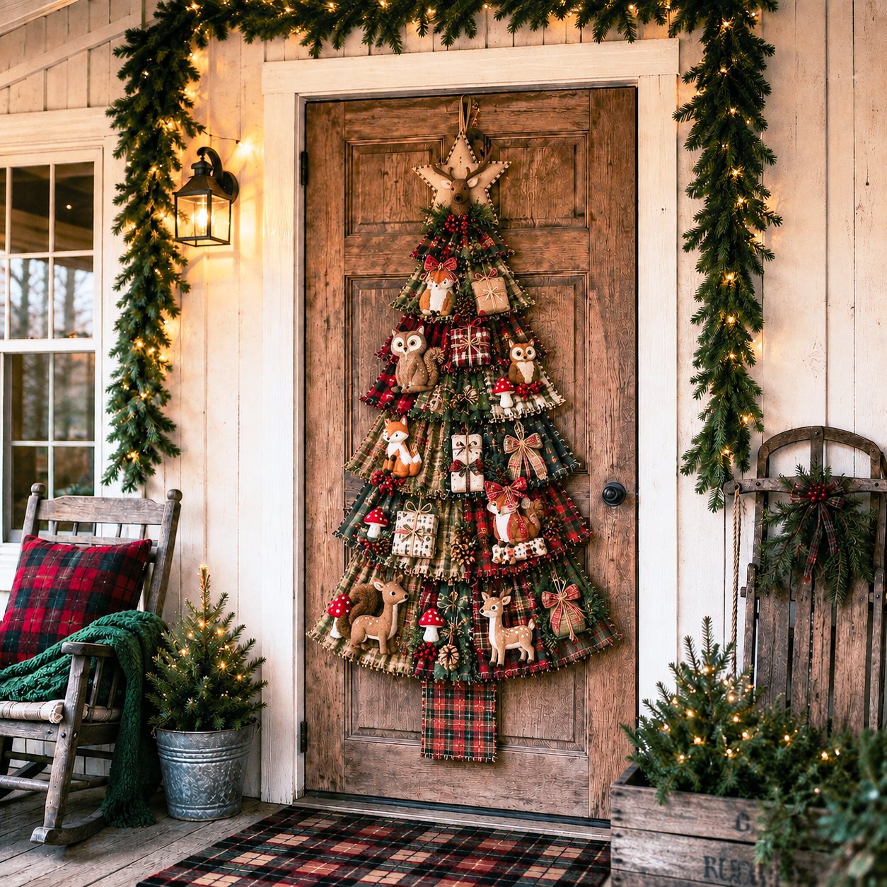 Woodland patchwork style