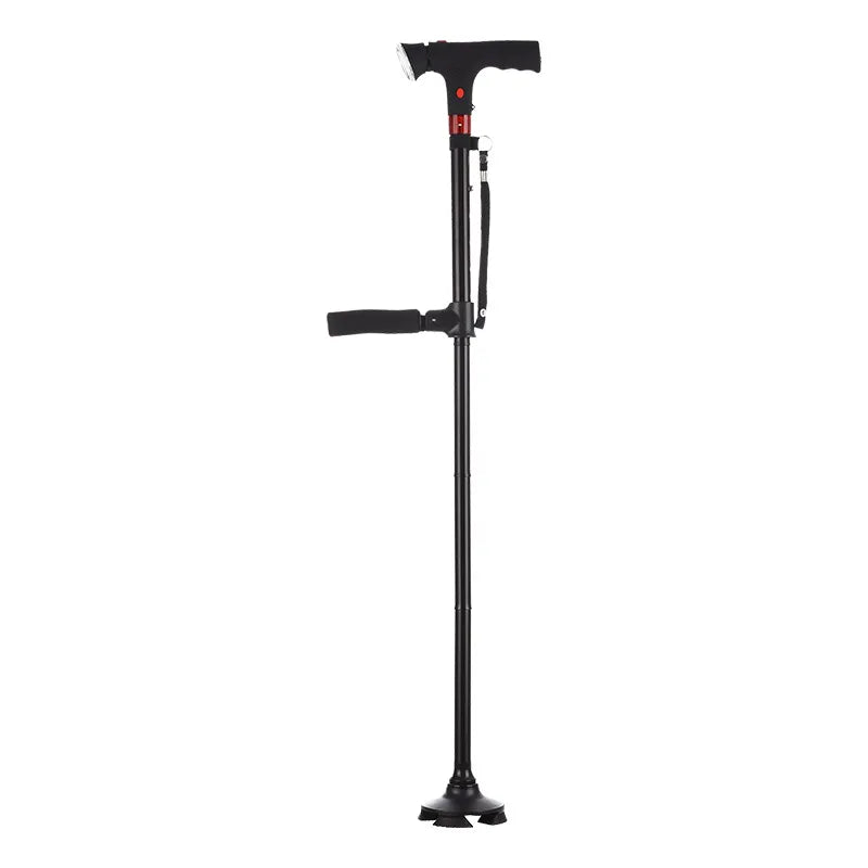 Adjustable smart folding cane with LED light 🦯💡