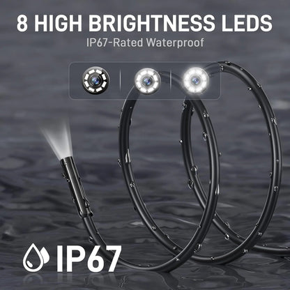 🔎 Plug-and-Play Endoscope Camera - Compatible with Android & iPhone & ipad for Direct Connection