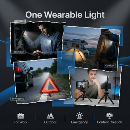 💡 Qu|qLite LiteStick – Ultimate Hands-Free Wearable Safety Light