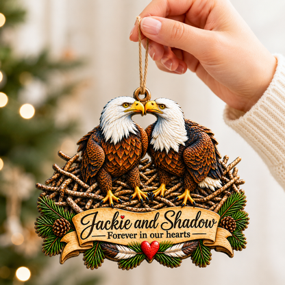🦅Last Day 60% OFF - Jackie and Shadow Bald Eagle Ornament