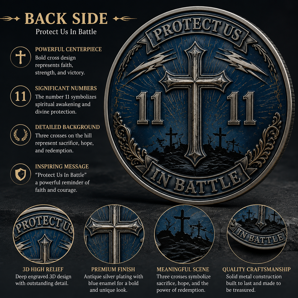 ST. MICHAEL — CARRY A REMINDER OF PROTECTION, COURAGE & FAITH