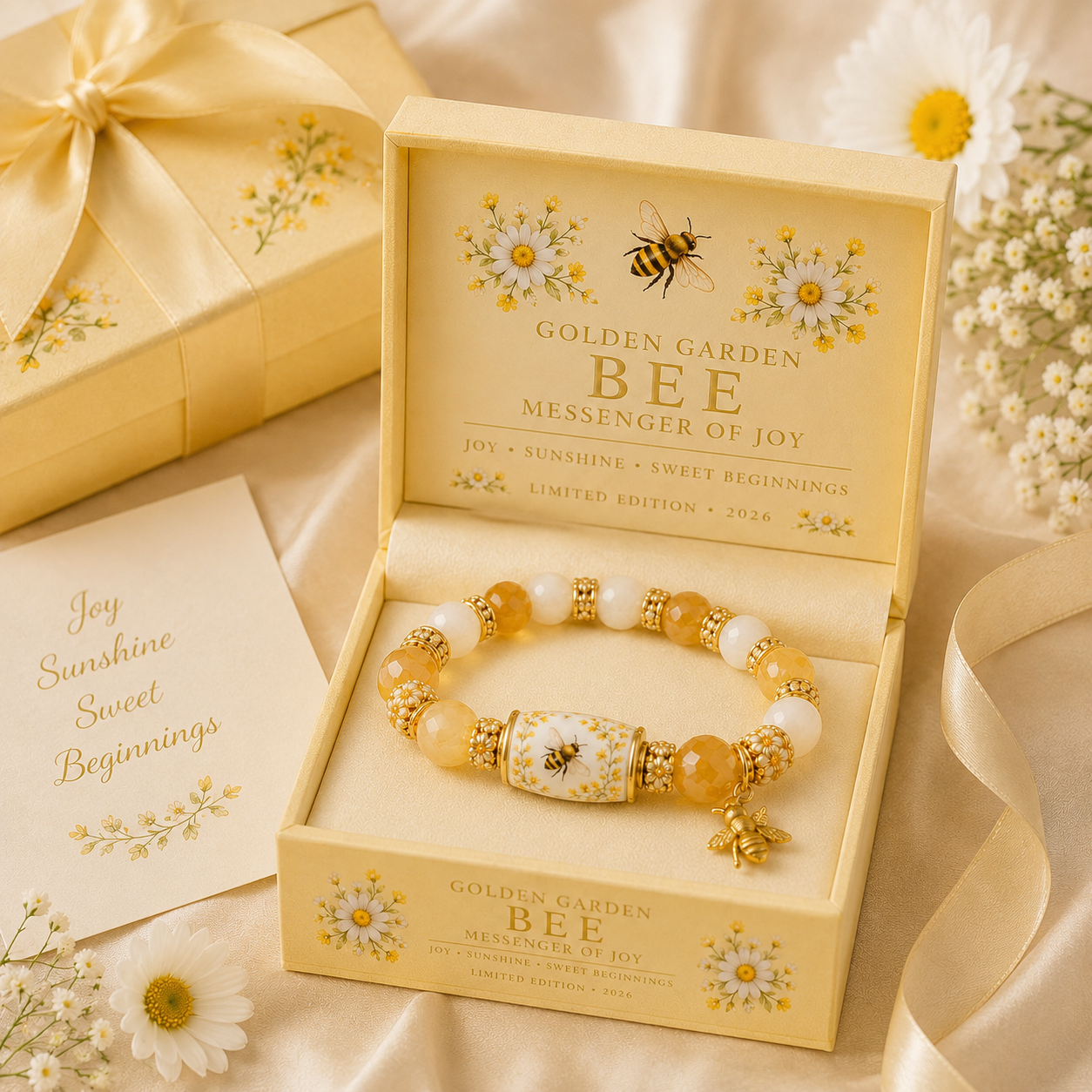 ☀️Warmth, Joy & Brighter Days Ahead 🐝 | 2026 Limited Edition Bee Blessings Bracelet - Only 17 Left