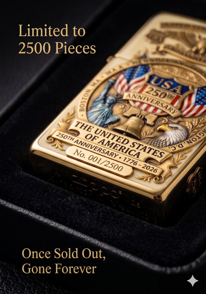 🎁 America’s 250th Anniversary Commemorative Lighter – 1776-2026