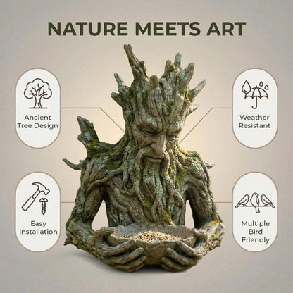 🔥Last Day 49% OFF🔥The Quiet Offering A Tree-Integrated Bird Feeding Sculpture