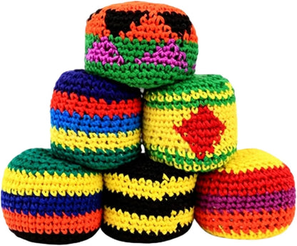 💥45K+ SOLD⚽️Hacky Sack Balls-Handmade Knitted Footbag Sack 2026 Upgraded Assorted Foot Bag